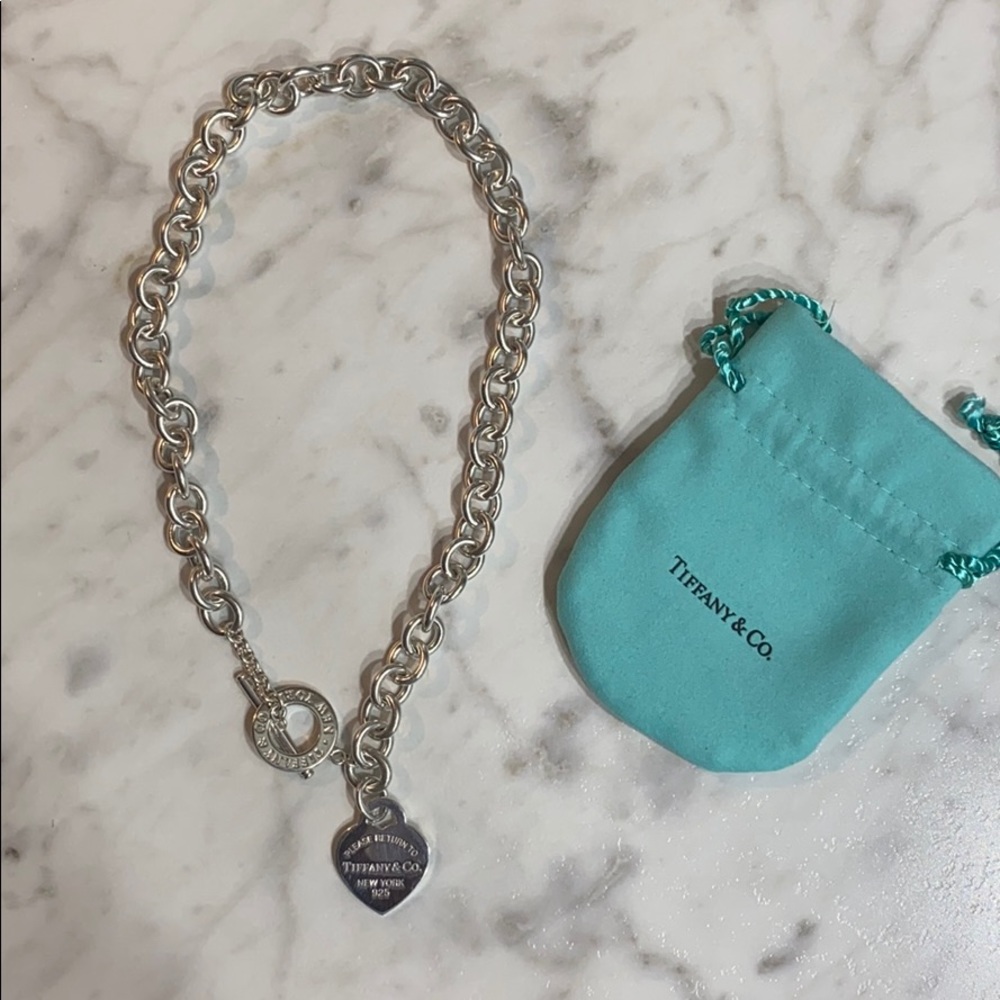 Tiffany & Co Heart Tag Toggle Necklace